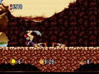 une photo d'Ã©cran de Bubsy Fractured Furry Tails sur Atari Jaguar